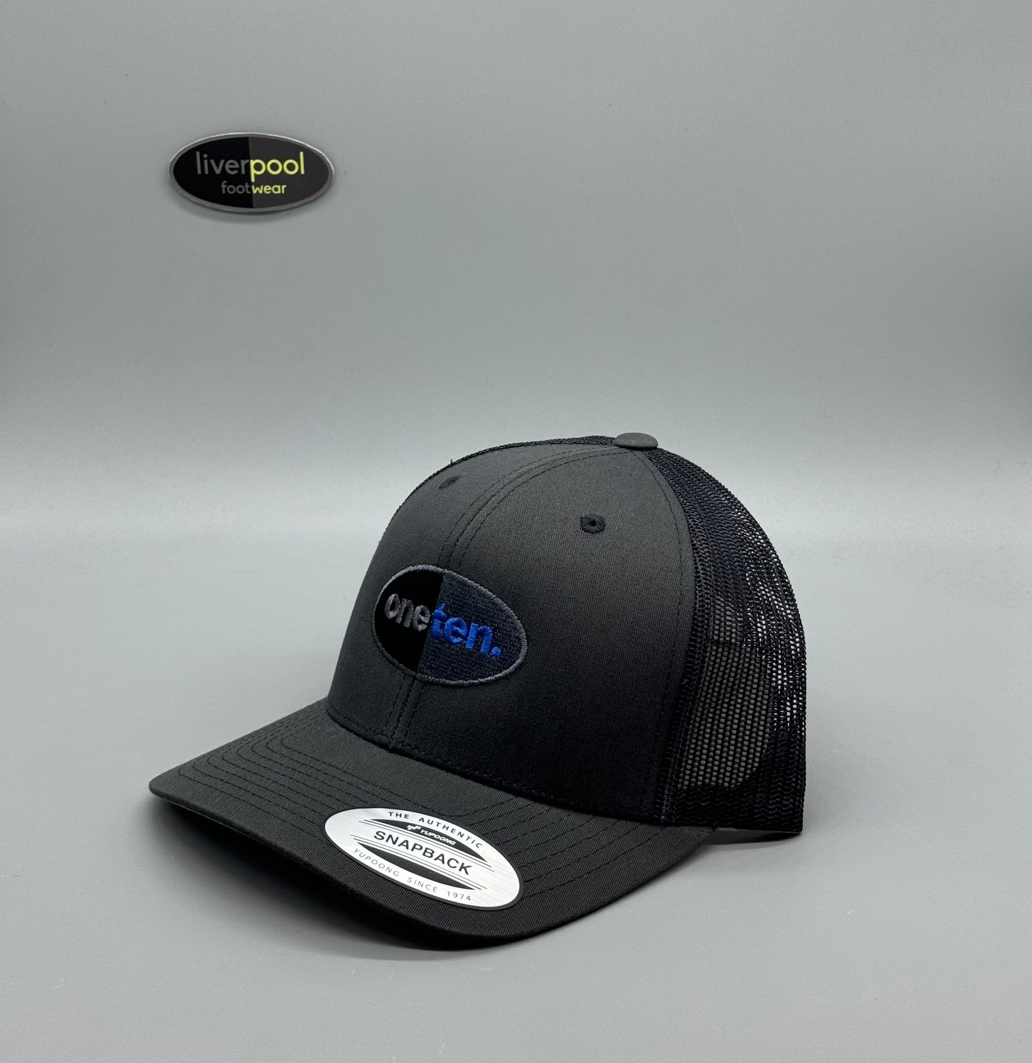 Grey / Photo Blue Trucker Cap