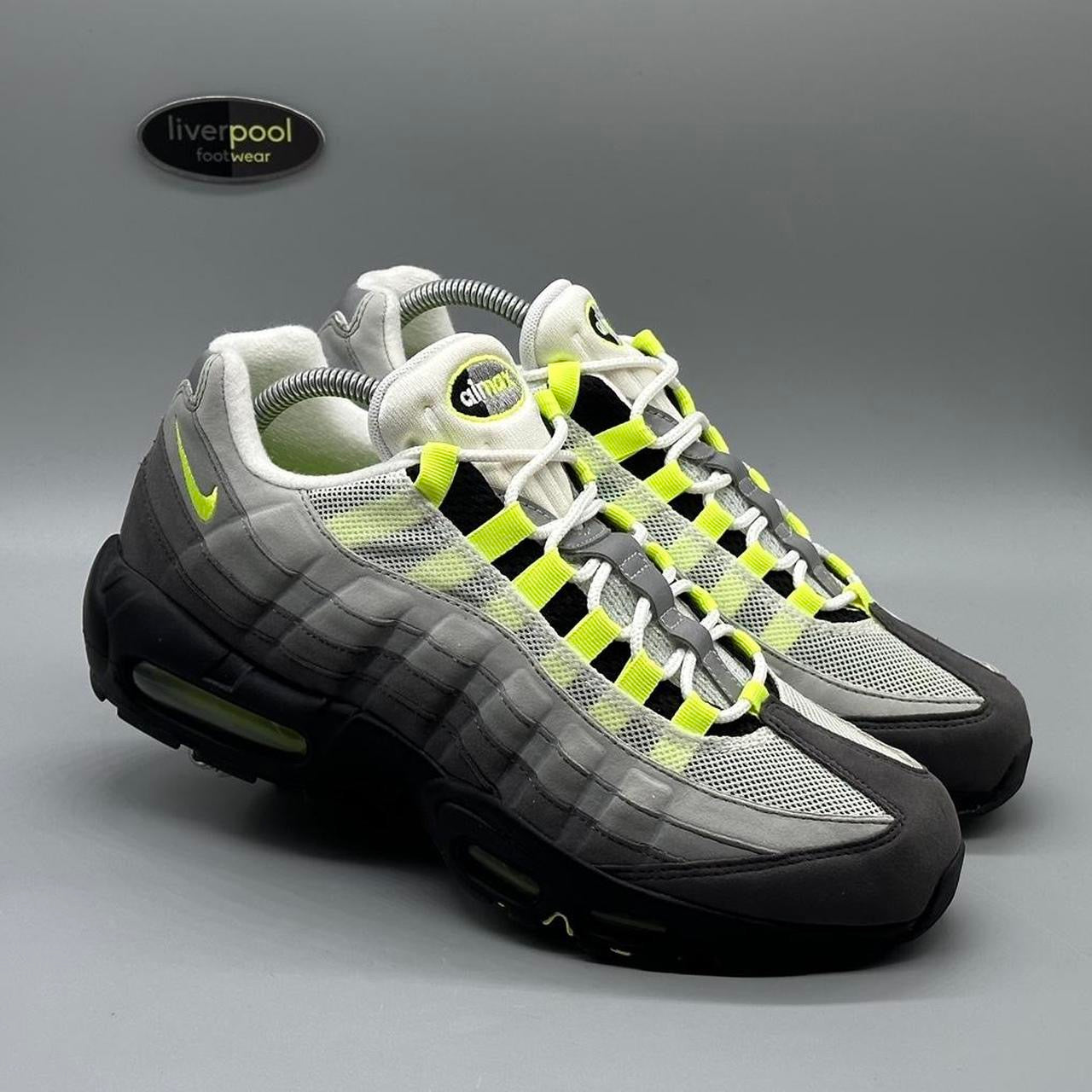 Nike air max 95 shop lime green and grey